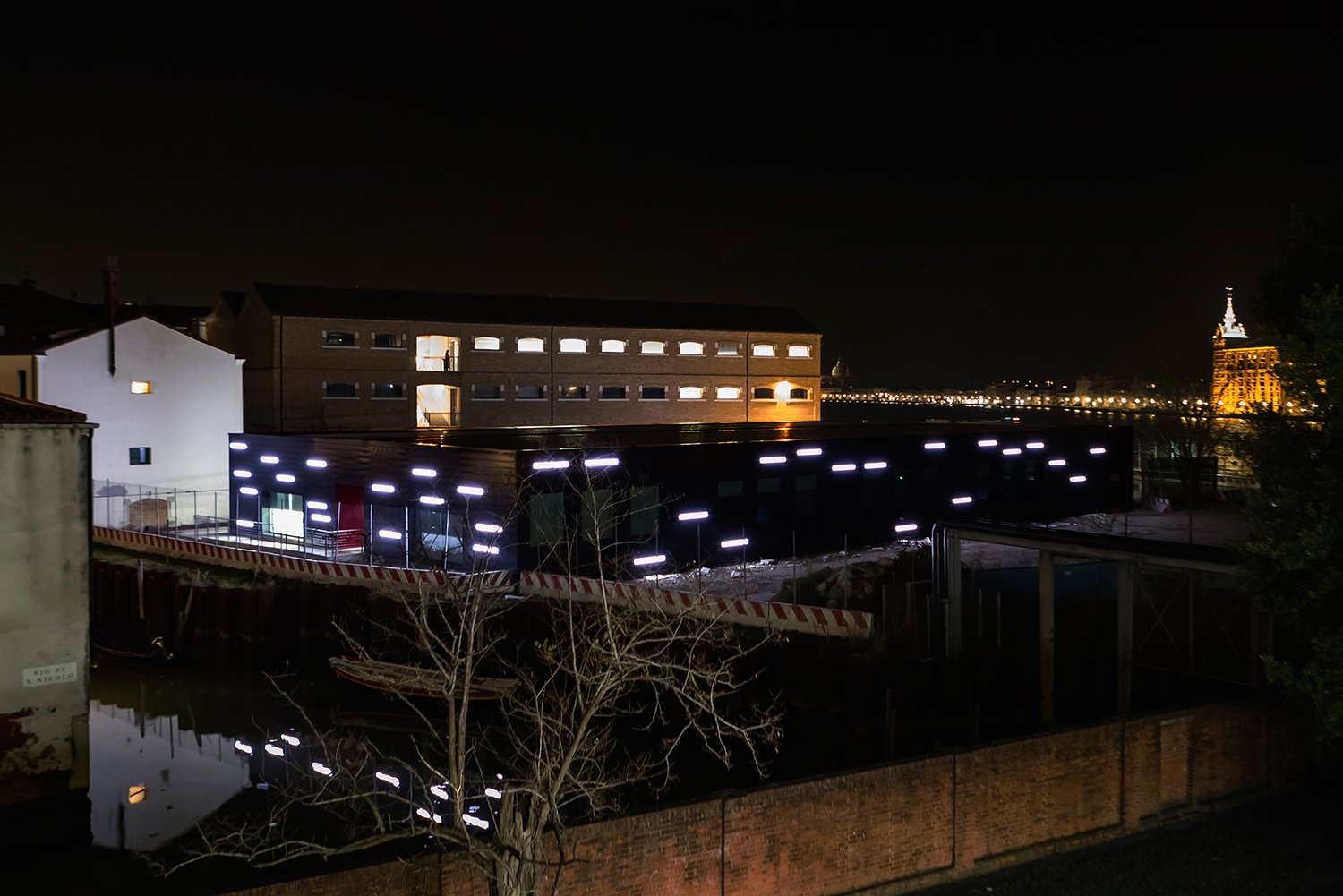 Night view from Cotonificio Santa Marta